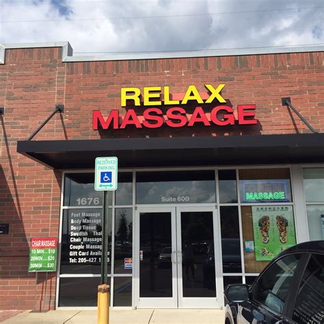 If you suspect any illicit activity at a massage business, call the Alabama Board of Massage Therapy at 334-420-7233. . Massage places in birmingham alabama